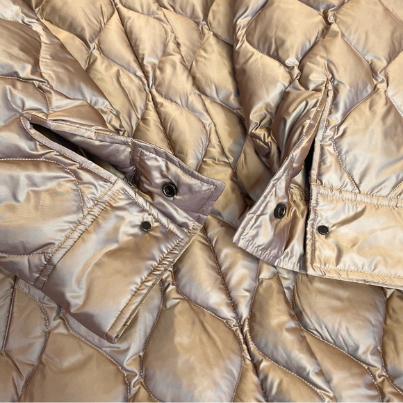 Miss Sixty Quilted Diamond Pattern Duck Down Jacket With Loose Fit - Picture 11 of 17